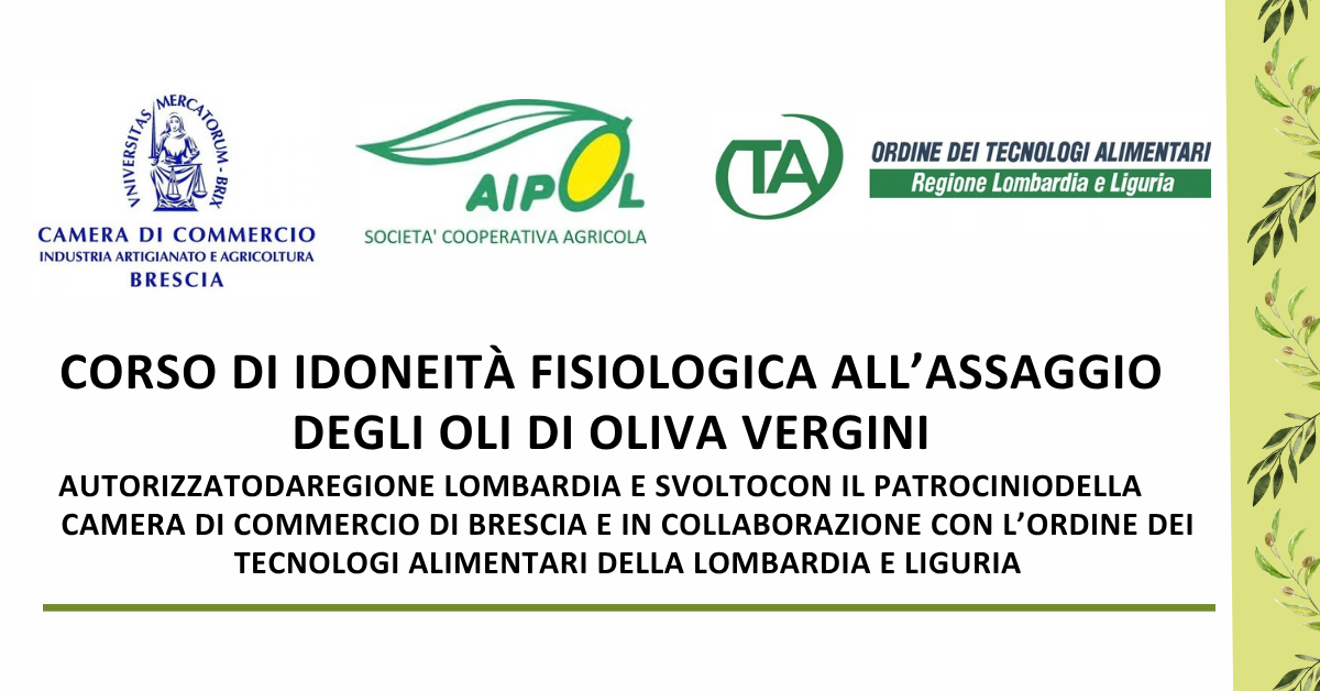 Anteprima del volantino del corso di idoneità fisiologica all'assaggio degli olivi vergini di Otall