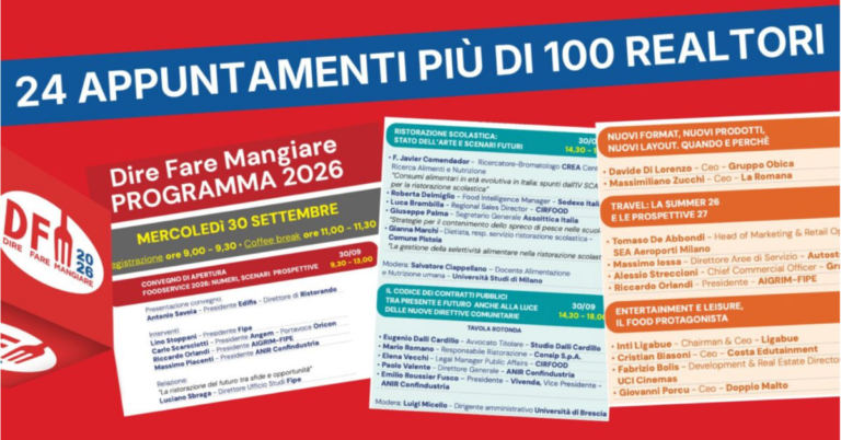 Locandina del convegno Dire Fare Mangiare